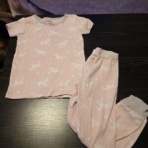 Pink Unicorn Kids Pajamas